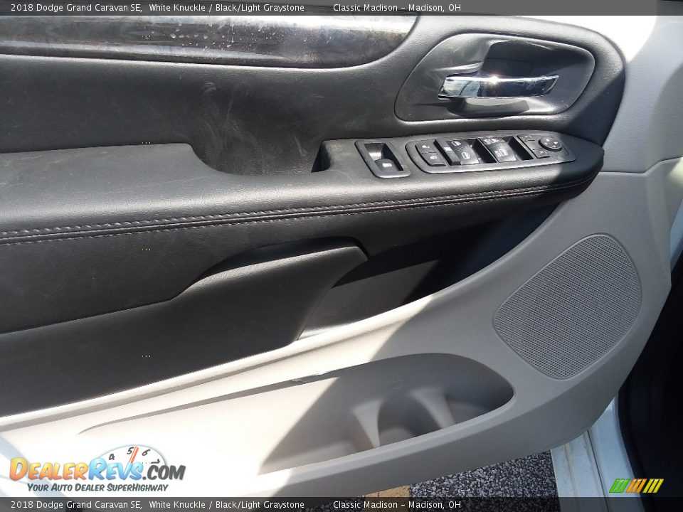 2018 Dodge Grand Caravan SE White Knuckle / Black/Light Graystone Photo #3