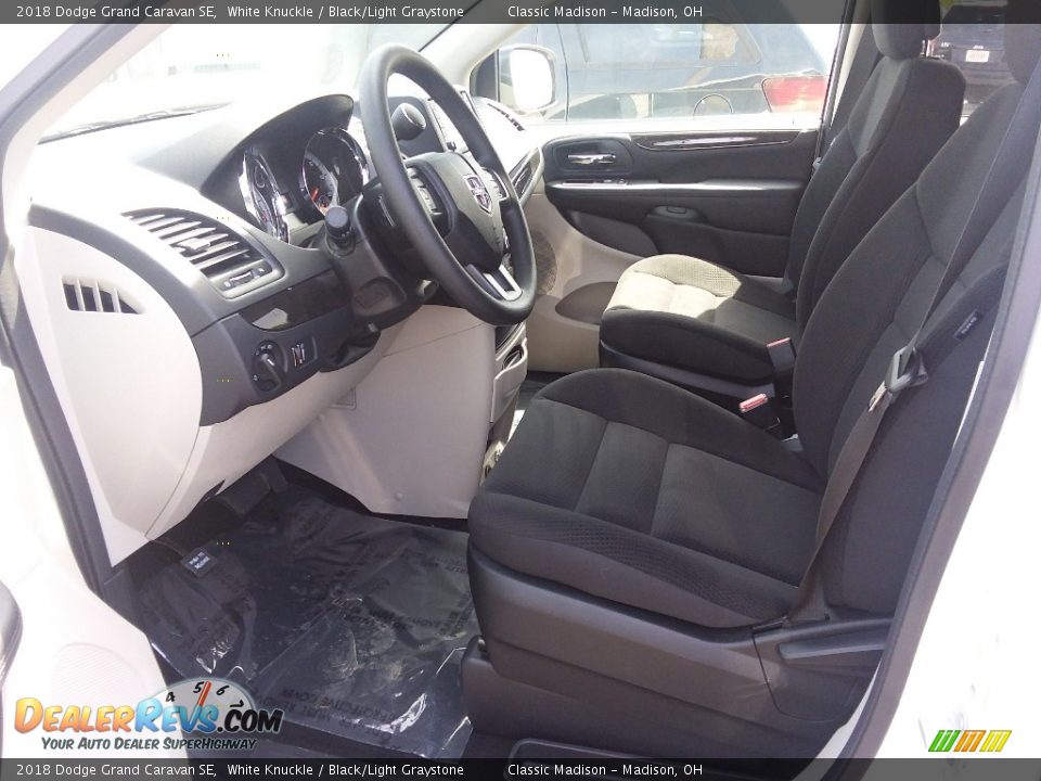 2018 Dodge Grand Caravan SE White Knuckle / Black/Light Graystone Photo #4