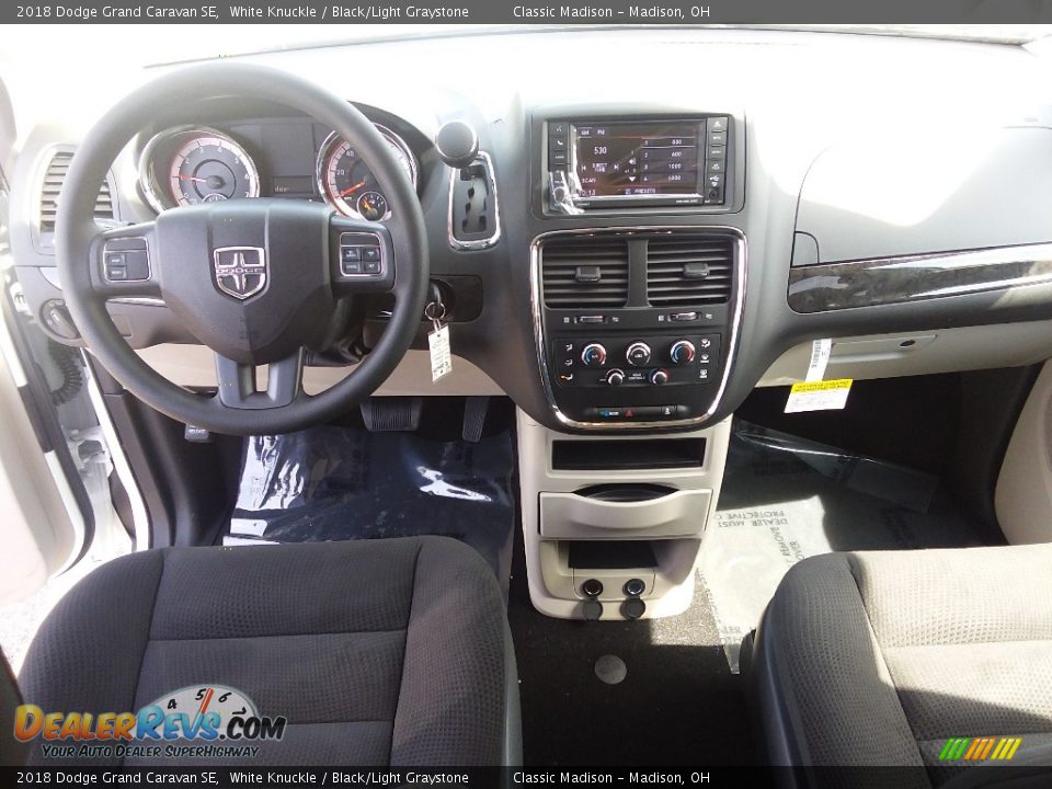 2018 Dodge Grand Caravan SE White Knuckle / Black/Light Graystone Photo #5