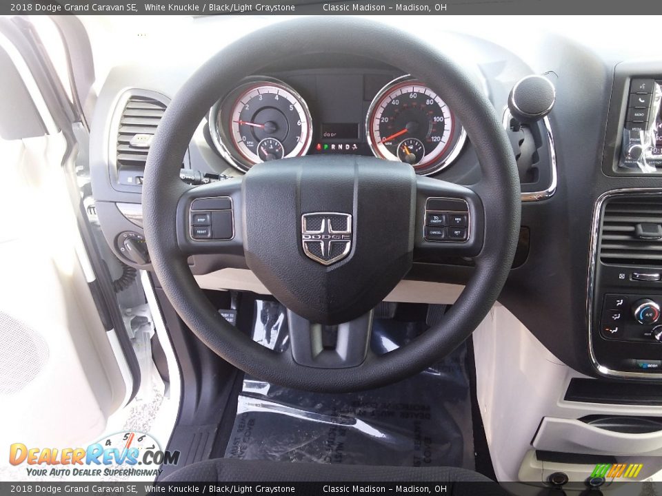 2018 Dodge Grand Caravan SE White Knuckle / Black/Light Graystone Photo #6