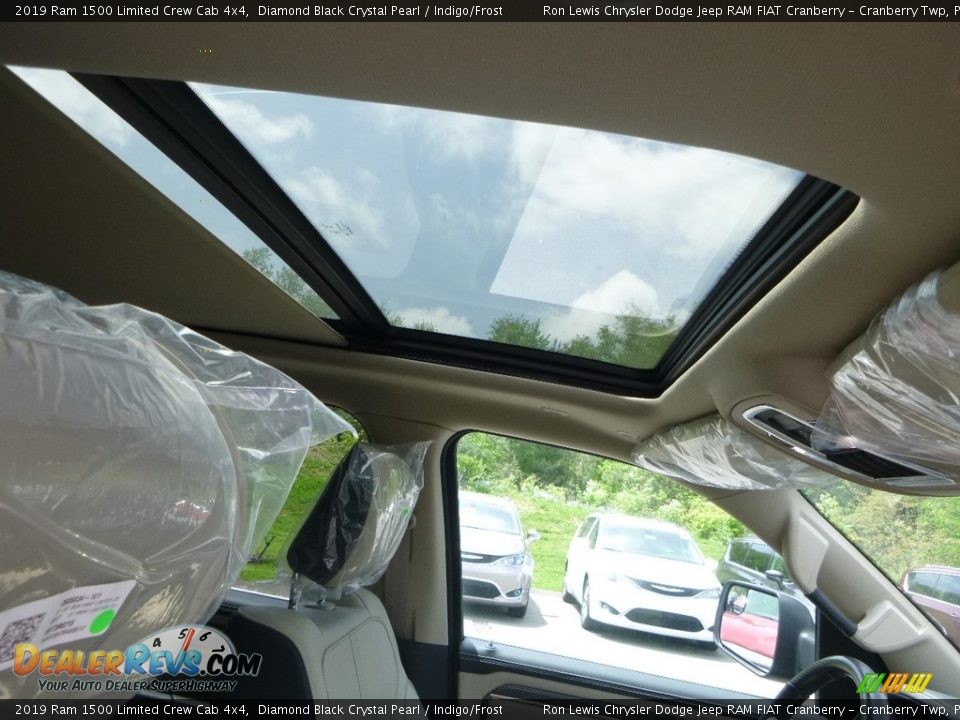 2019 Ram 1500 Limited Crew Cab 4x4 Diamond Black Crystal Pearl / Indigo/Frost Photo #12