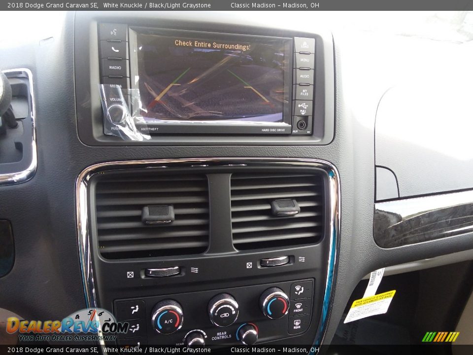 2018 Dodge Grand Caravan SE White Knuckle / Black/Light Graystone Photo #8