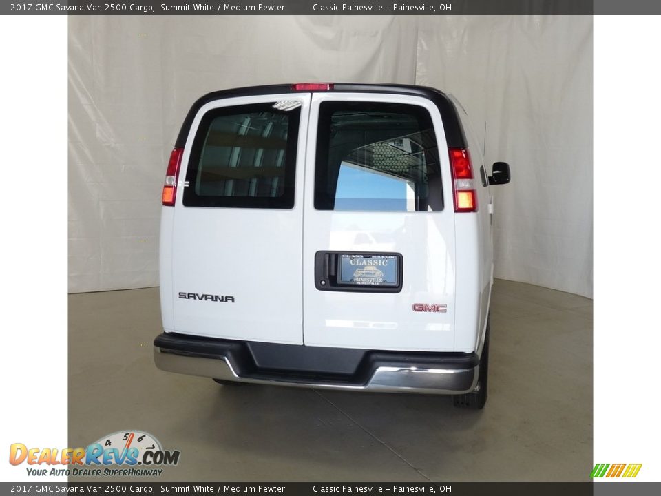 2017 GMC Savana Van 2500 Cargo Summit White / Medium Pewter Photo #3