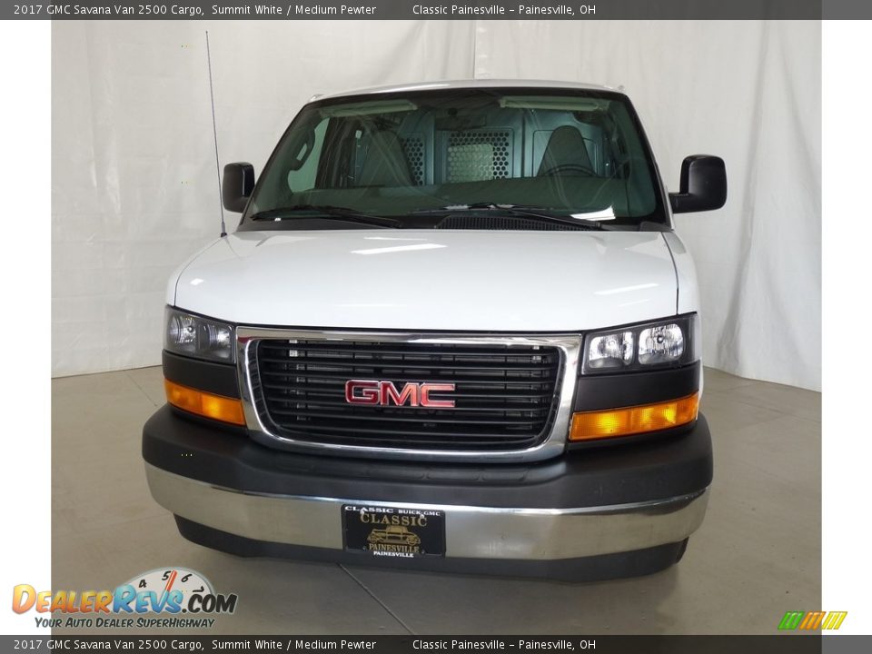 2017 GMC Savana Van 2500 Cargo Summit White / Medium Pewter Photo #4