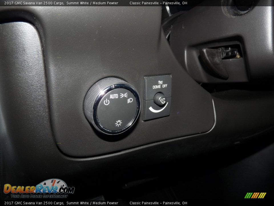 2017 GMC Savana Van 2500 Cargo Summit White / Medium Pewter Photo #11
