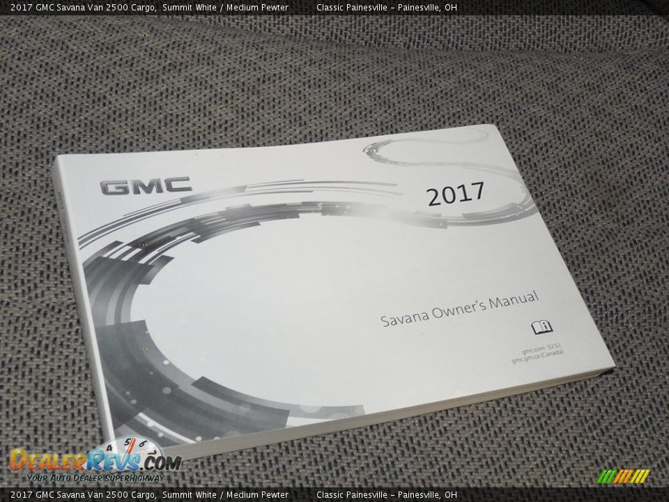 2017 GMC Savana Van 2500 Cargo Summit White / Medium Pewter Photo #15