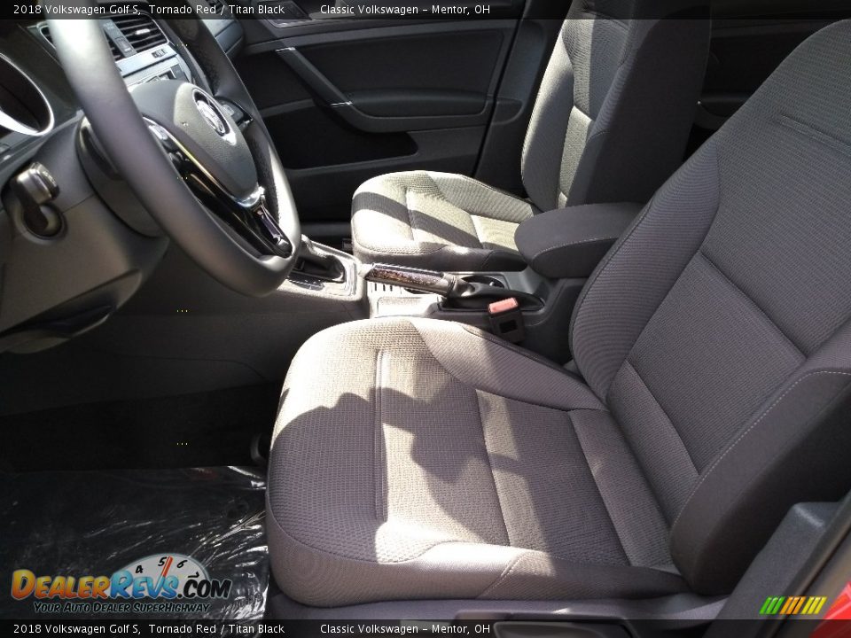 2018 Volkswagen Golf S Tornado Red / Titan Black Photo #3