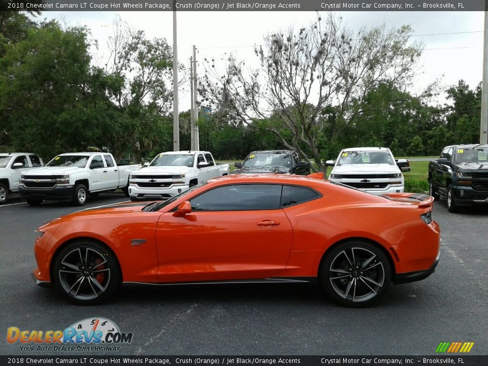 Crush (Orange) 2018 Chevrolet Camaro LT Coupe Hot Wheels Package Photo #2