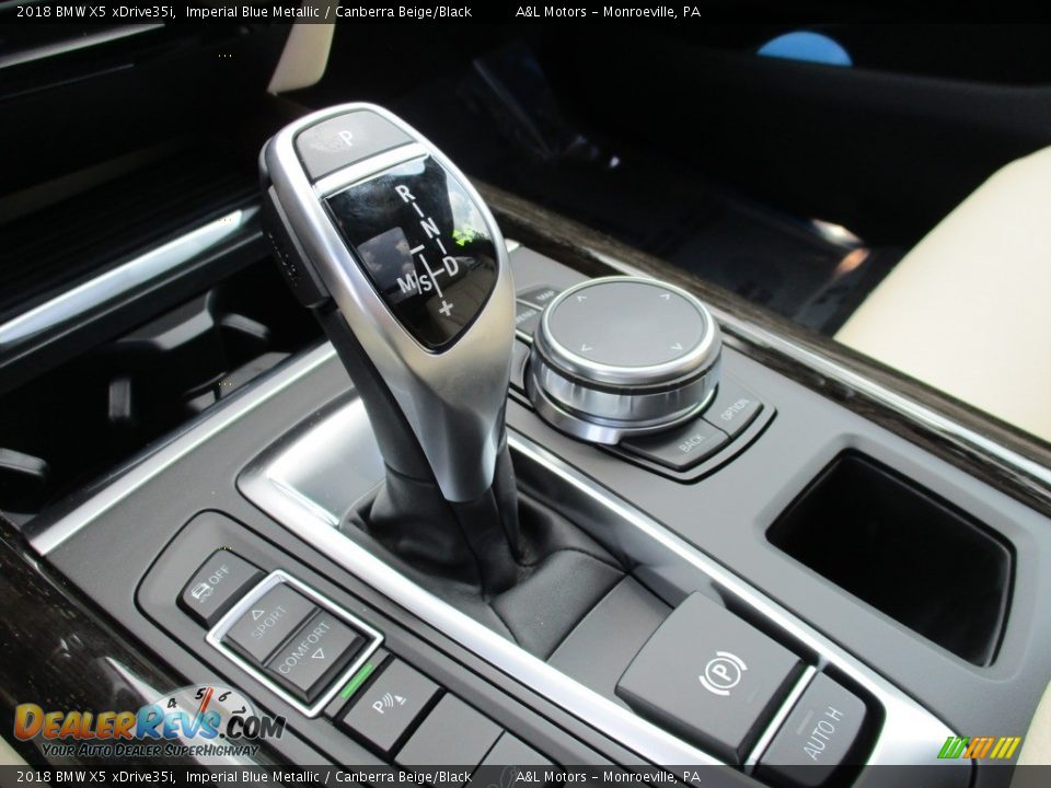 2018 BMW X5 xDrive35i Imperial Blue Metallic / Canberra Beige/Black Photo #15