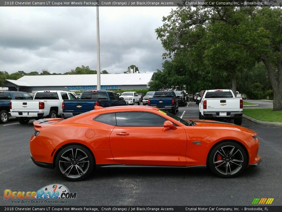 Crush (Orange) 2018 Chevrolet Camaro LT Coupe Hot Wheels Package Photo #6