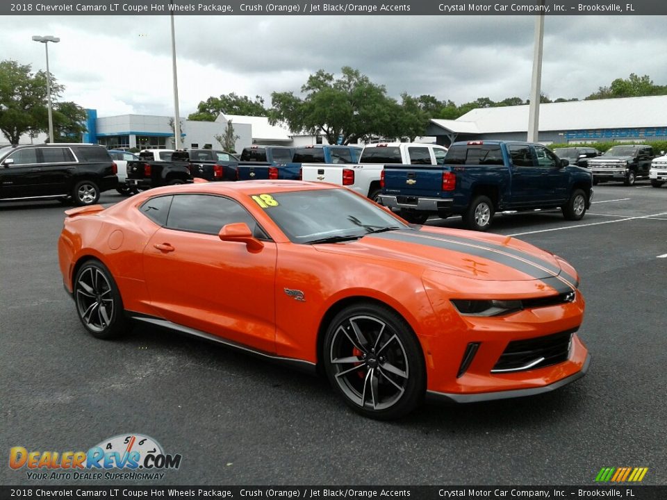 Crush (Orange) 2018 Chevrolet Camaro LT Coupe Hot Wheels Package Photo #7