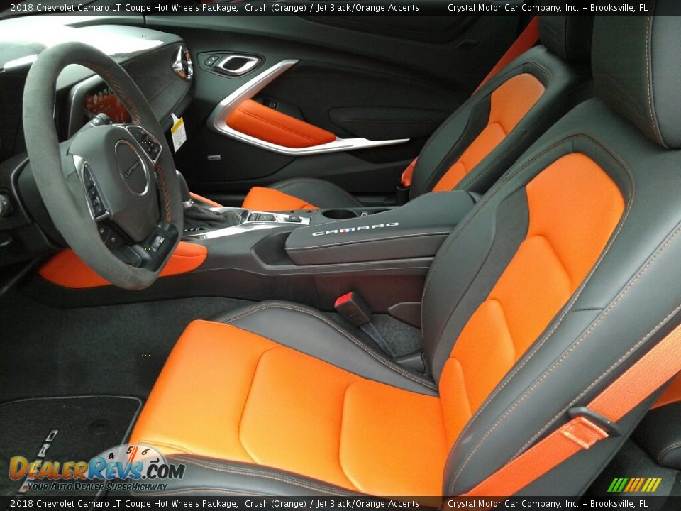 Front Seat of 2018 Chevrolet Camaro LT Coupe Hot Wheels Package Photo #9