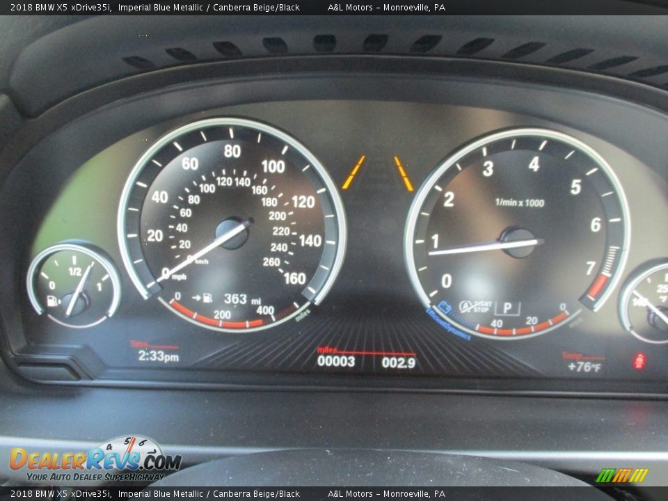 2018 BMW X5 xDrive35i Imperial Blue Metallic / Canberra Beige/Black Photo #20