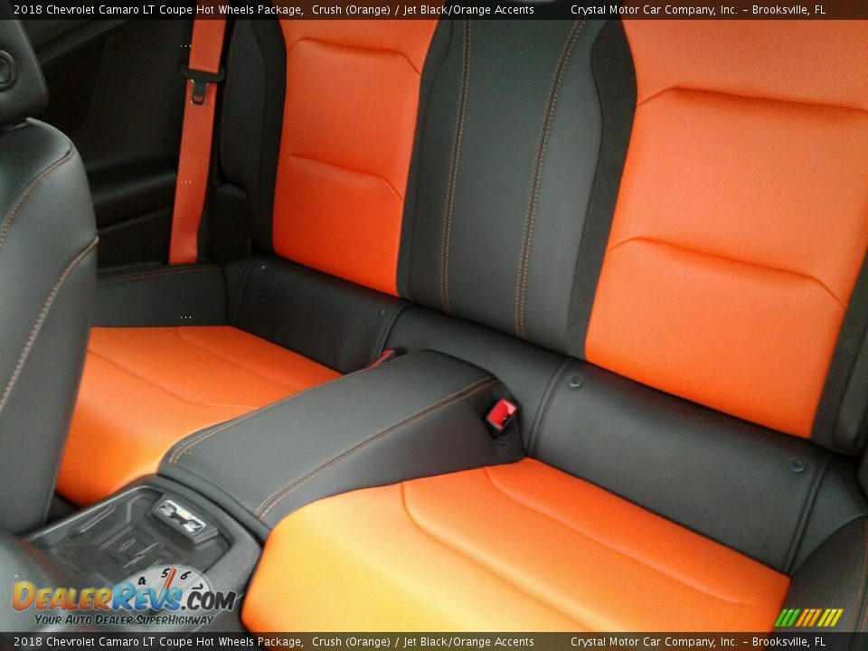 Rear Seat of 2018 Chevrolet Camaro LT Coupe Hot Wheels Package Photo #10
