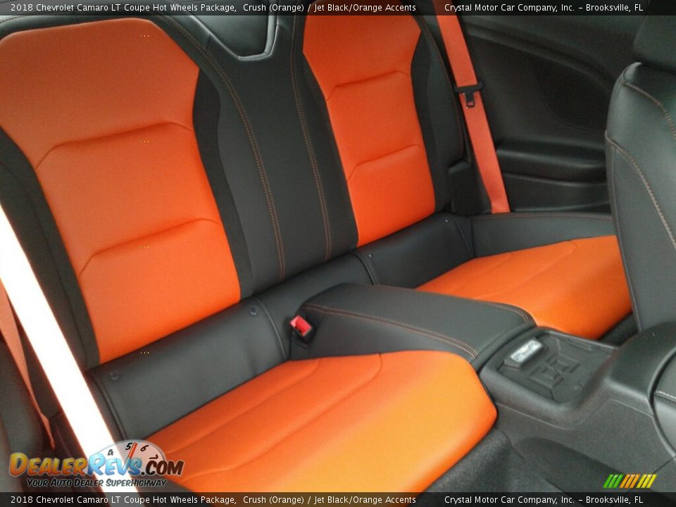 Rear Seat of 2018 Chevrolet Camaro LT Coupe Hot Wheels Package Photo #11