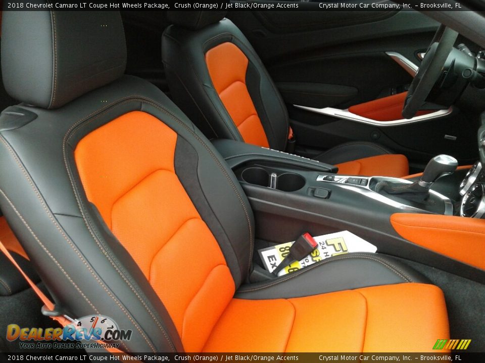 Front Seat of 2018 Chevrolet Camaro LT Coupe Hot Wheels Package Photo #12