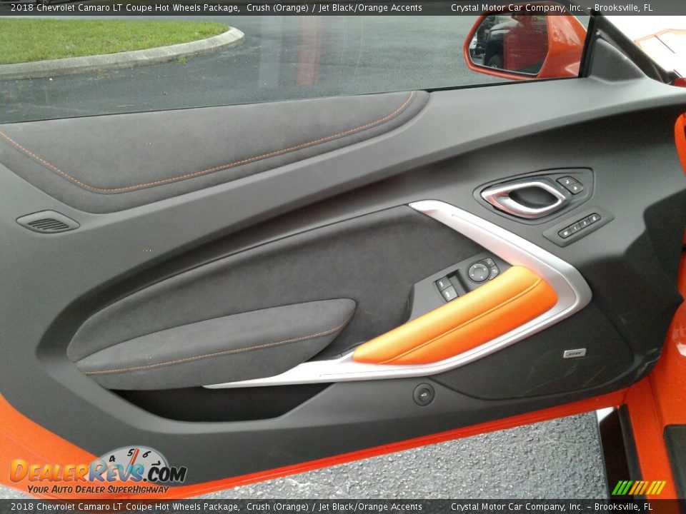 Door Panel of 2018 Chevrolet Camaro LT Coupe Hot Wheels Package Photo #17