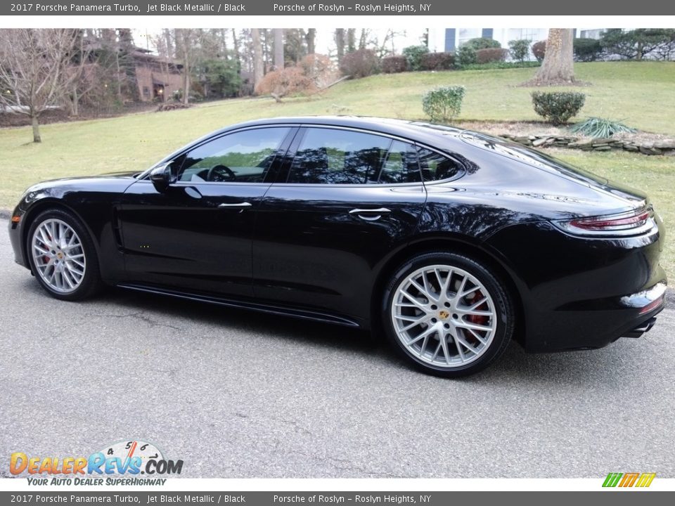 2017 Porsche Panamera Turbo Jet Black Metallic / Black Photo #4