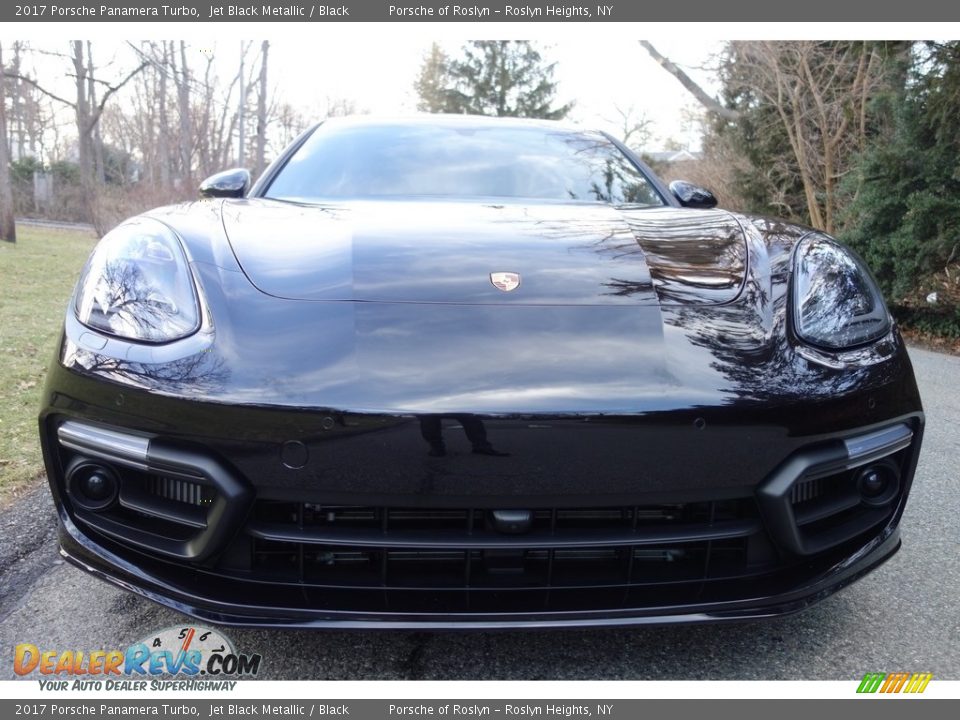 2017 Porsche Panamera Turbo Jet Black Metallic / Black Photo #9