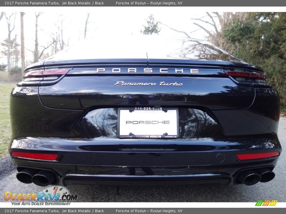 2017 Porsche Panamera Turbo Jet Black Metallic / Black Photo #11