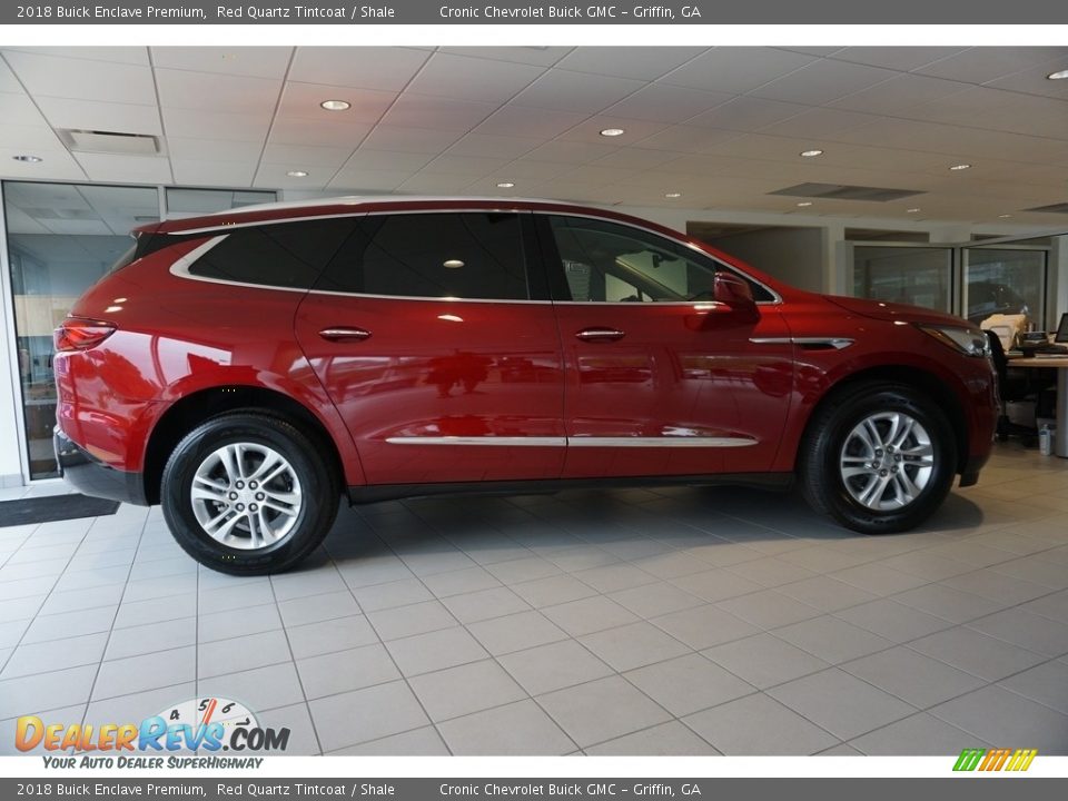 2018 Buick Enclave Premium Red Quartz Tintcoat / Shale Photo #4