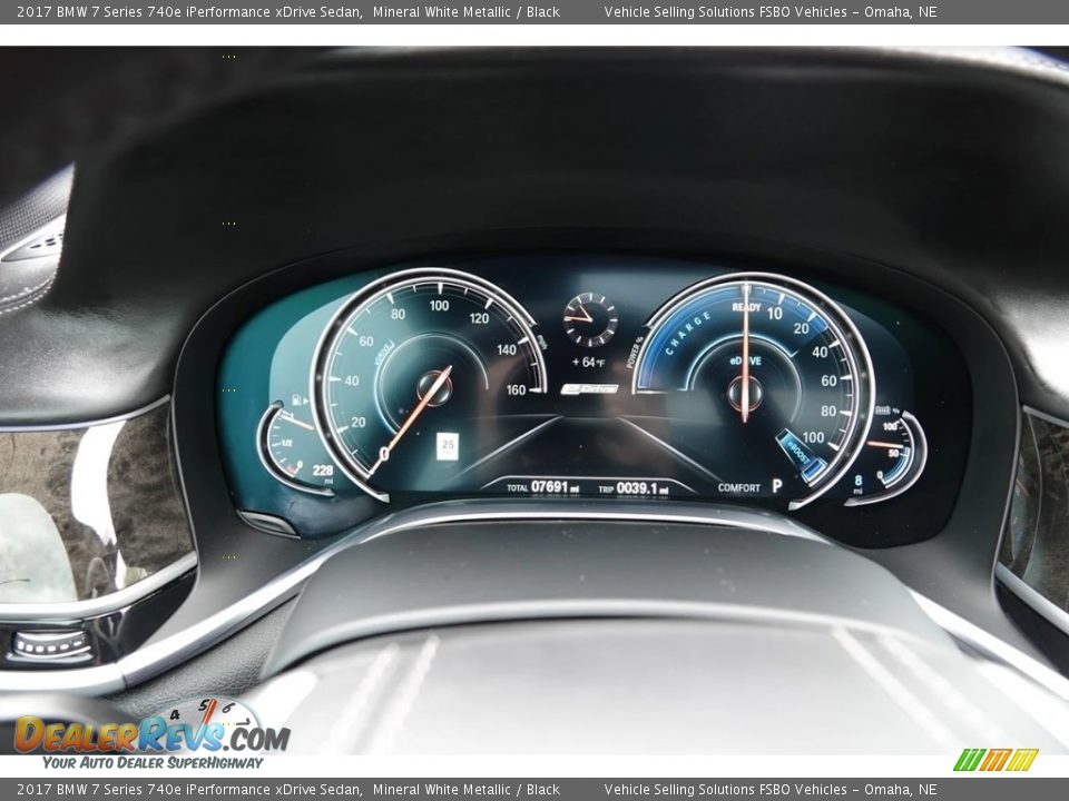 2017 BMW 7 Series 740e iPerformance xDrive Sedan Gauges Photo #8