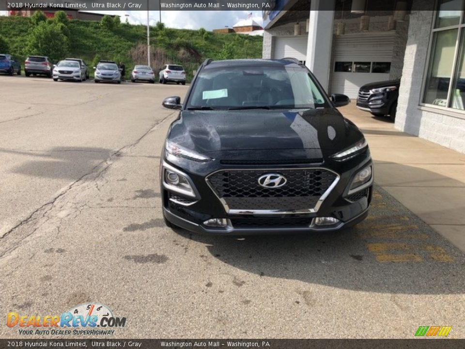 2018 Hyundai Kona Limited Ultra Black / Gray Photo #2