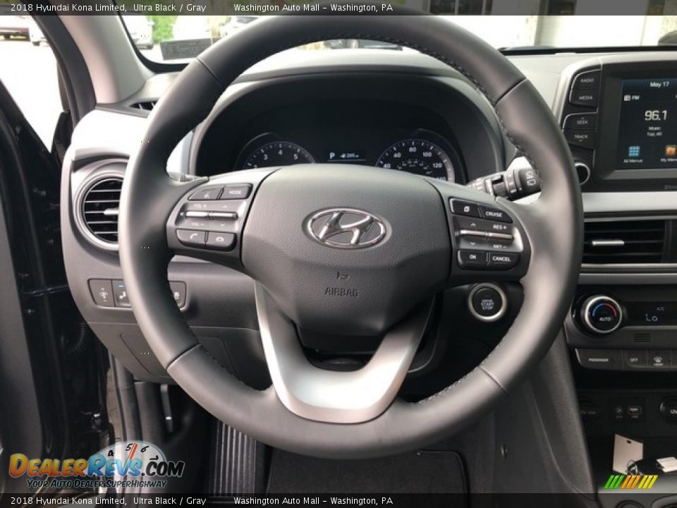 2018 Hyundai Kona Limited Steering Wheel Photo #13