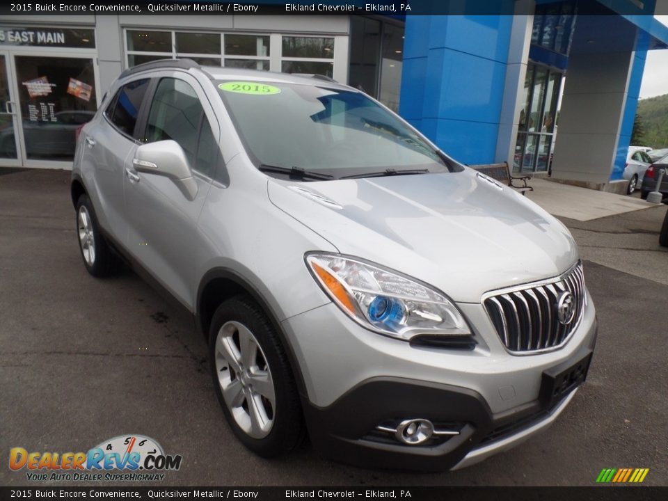 2015 Buick Encore Convenience Quicksilver Metallic / Ebony Photo #3