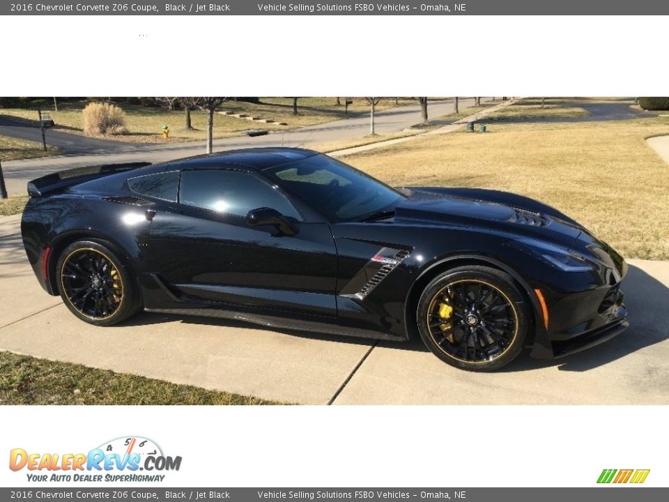 2016 Chevrolet Corvette Z06 Coupe Black / Jet Black Photo #1