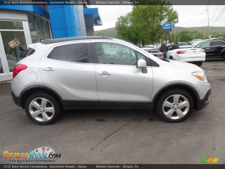 2015 Buick Encore Convenience Quicksilver Metallic / Ebony Photo #4