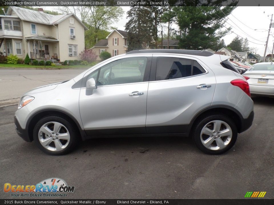 2015 Buick Encore Convenience Quicksilver Metallic / Ebony Photo #8