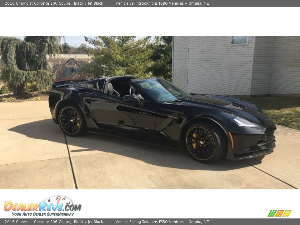 2016 Chevrolet Corvette Z06 Coupe Black / Jet Black Photo #10