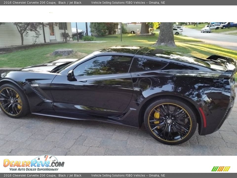 2016 Chevrolet Corvette Z06 Coupe Black / Jet Black Photo #13