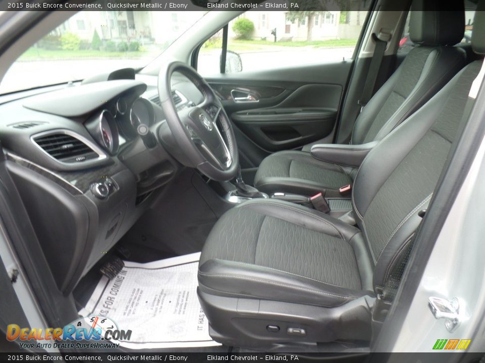2015 Buick Encore Convenience Quicksilver Metallic / Ebony Photo #17
