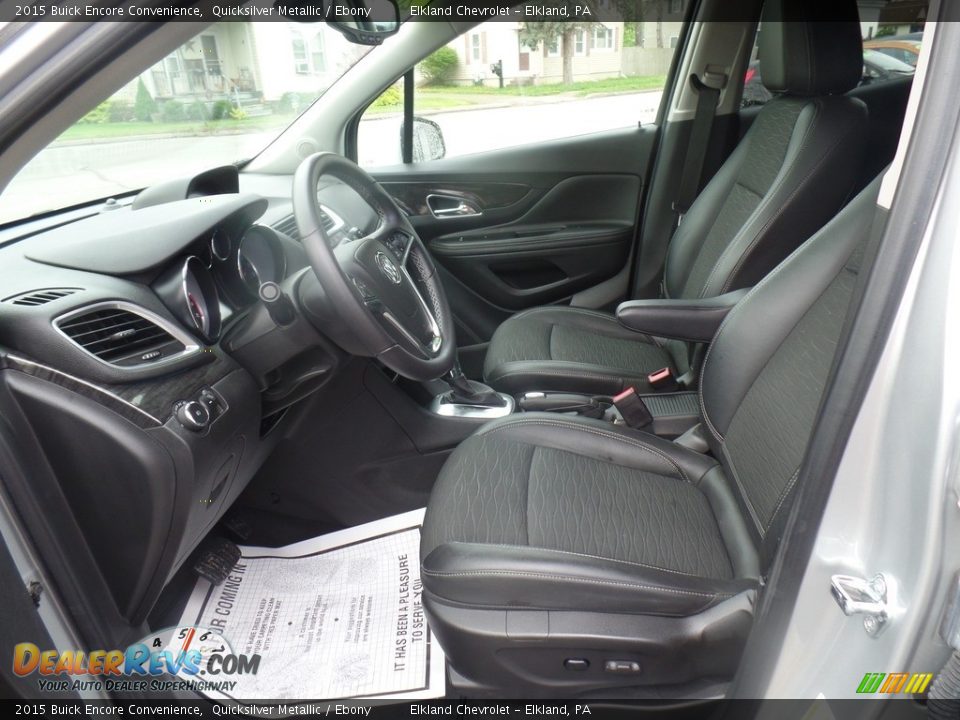 2015 Buick Encore Convenience Quicksilver Metallic / Ebony Photo #18