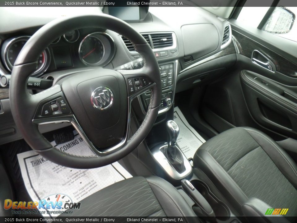 2015 Buick Encore Convenience Quicksilver Metallic / Ebony Photo #19