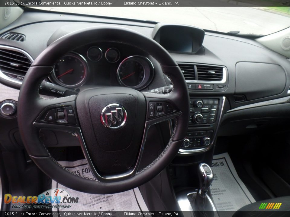 2015 Buick Encore Convenience Quicksilver Metallic / Ebony Photo #20