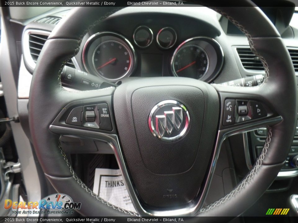 2015 Buick Encore Convenience Quicksilver Metallic / Ebony Photo #21