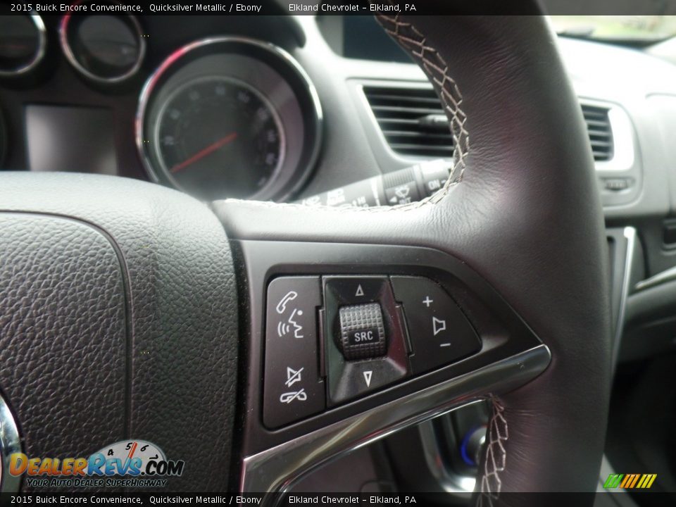 2015 Buick Encore Convenience Quicksilver Metallic / Ebony Photo #22