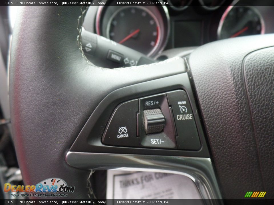 2015 Buick Encore Convenience Quicksilver Metallic / Ebony Photo #23