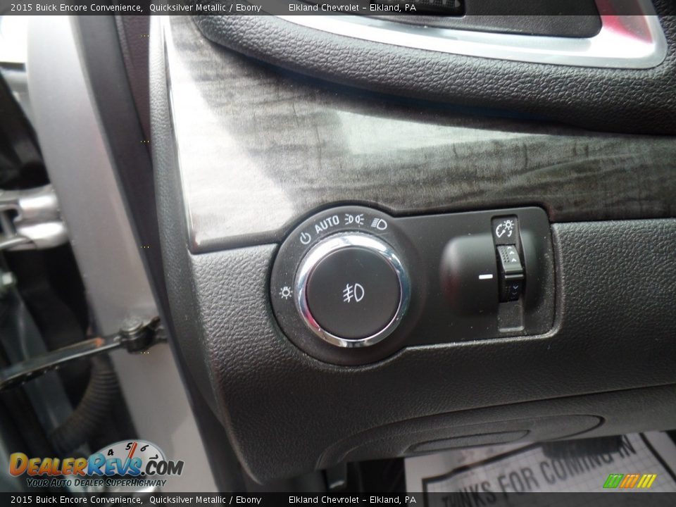 2015 Buick Encore Convenience Quicksilver Metallic / Ebony Photo #24