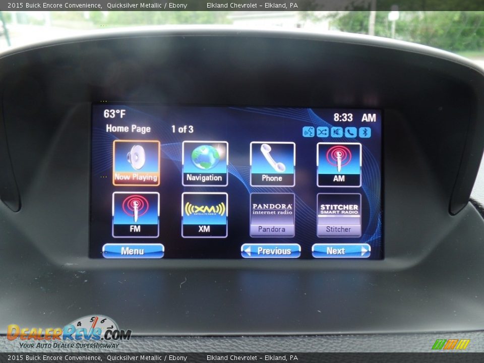 2015 Buick Encore Convenience Quicksilver Metallic / Ebony Photo #27