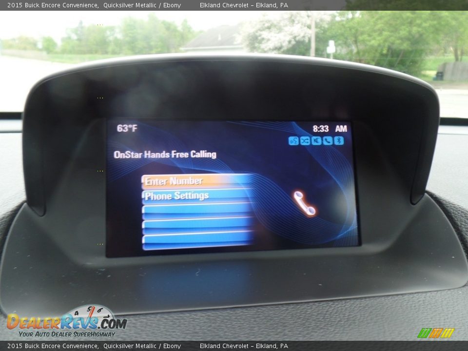 2015 Buick Encore Convenience Quicksilver Metallic / Ebony Photo #29