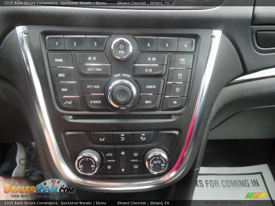 2015 Buick Encore Convenience Quicksilver Metallic / Ebony Photo #32