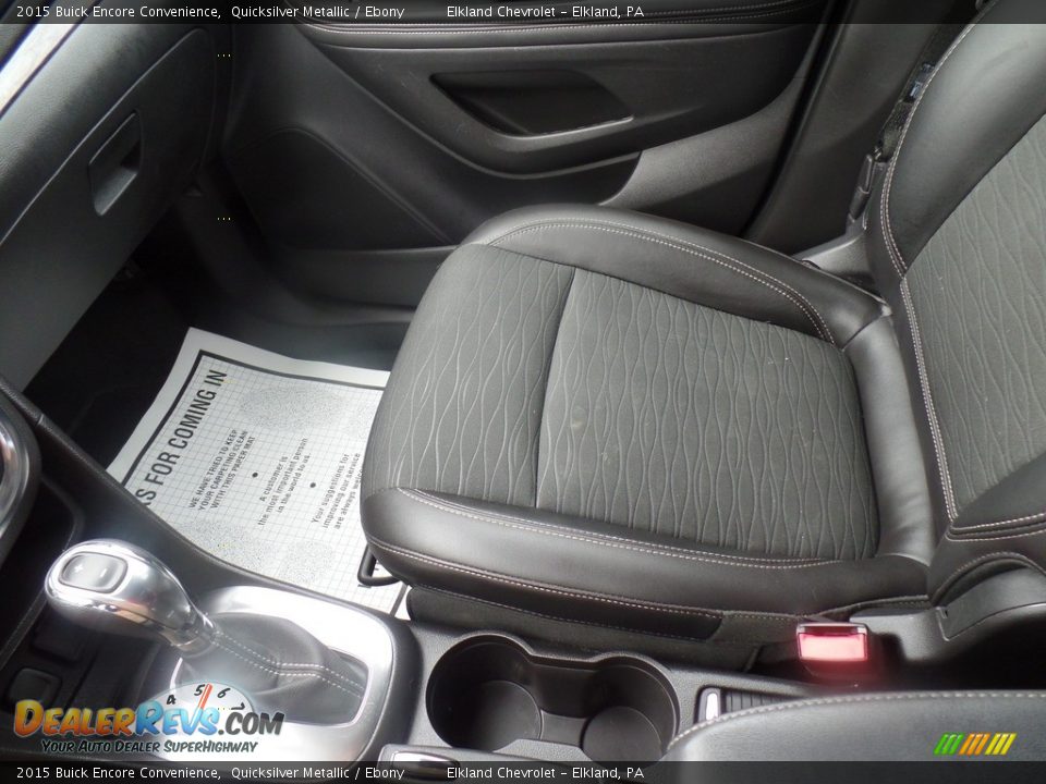 2015 Buick Encore Convenience Quicksilver Metallic / Ebony Photo #34