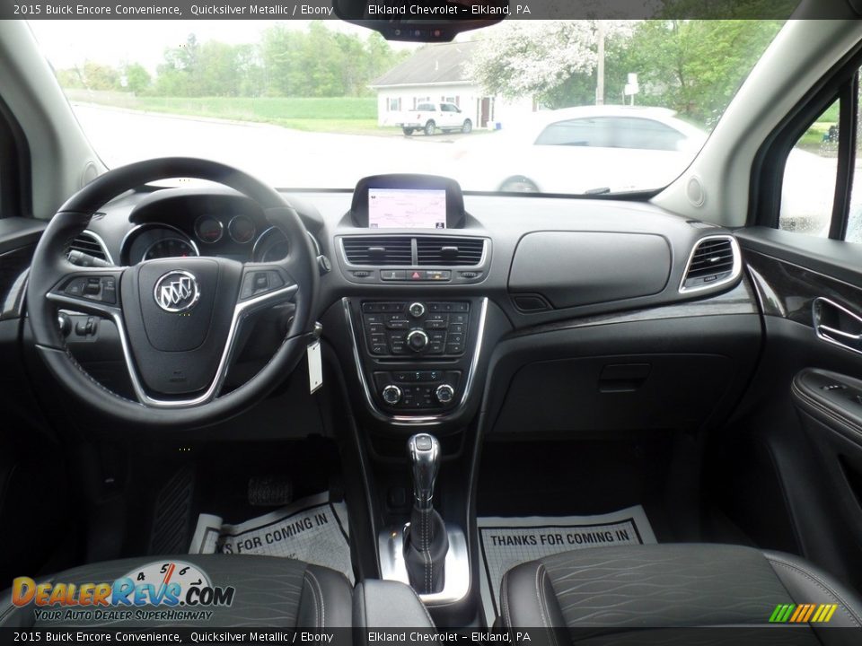 2015 Buick Encore Convenience Quicksilver Metallic / Ebony Photo #35