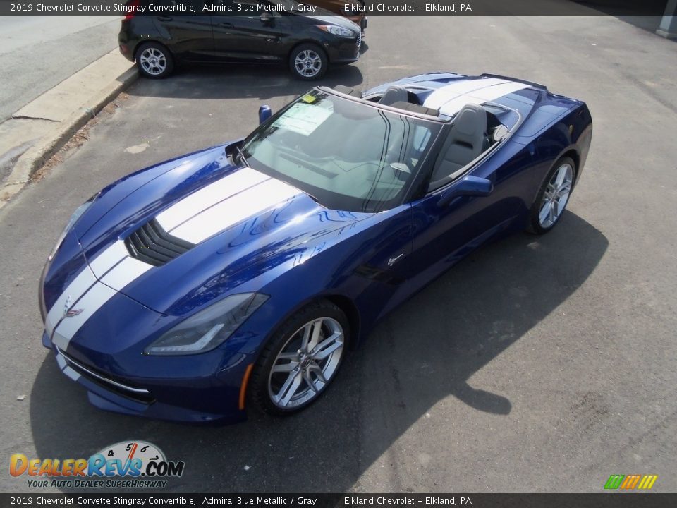 2019 Chevrolet Corvette Stingray Convertible Admiral Blue Metallic / Gray Photo #1