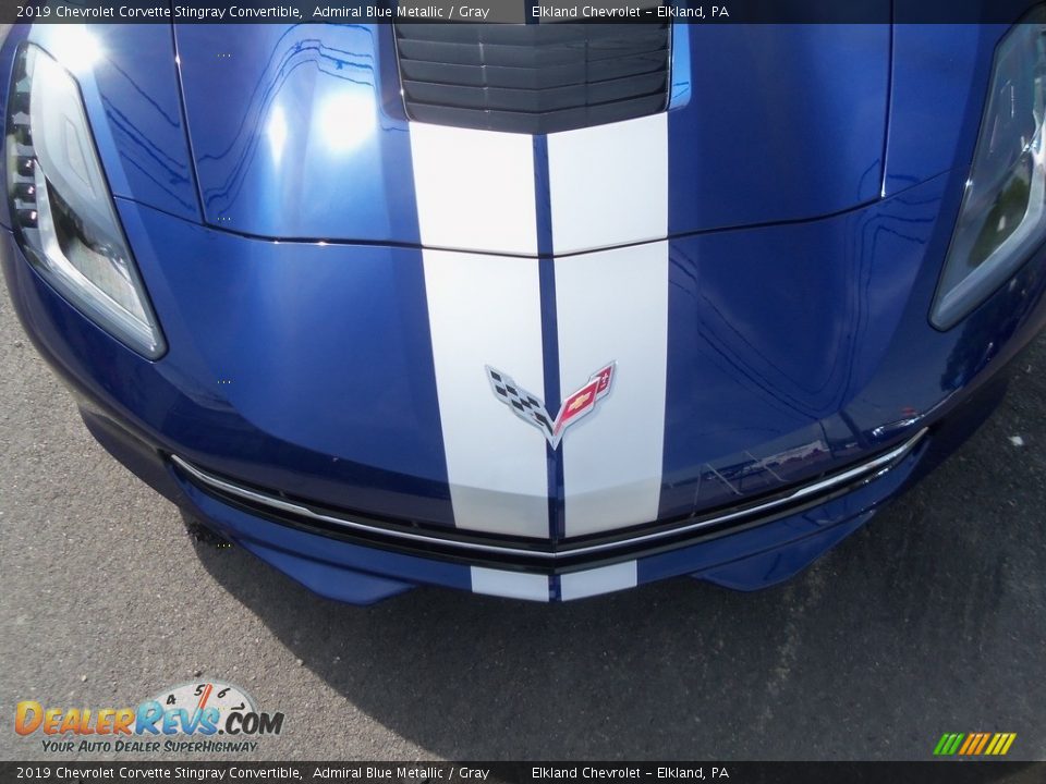 2019 Chevrolet Corvette Stingray Convertible Admiral Blue Metallic / Gray Photo #4