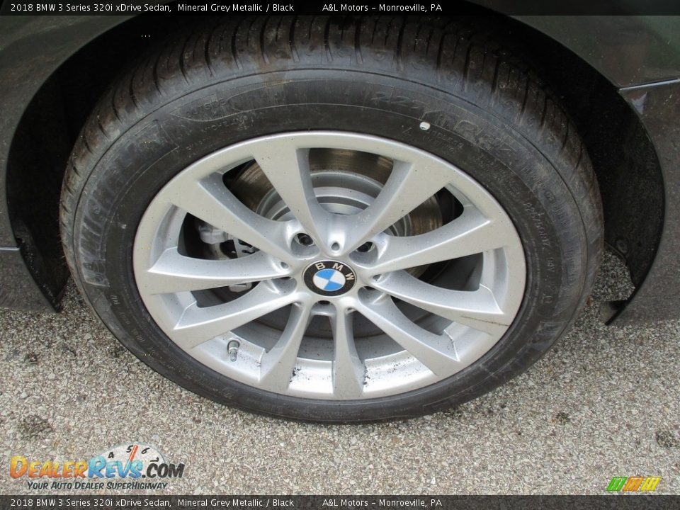 2018 BMW 3 Series 320i xDrive Sedan Mineral Grey Metallic / Black Photo #6